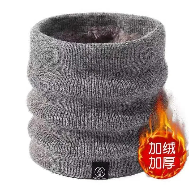 Knitted Neck Warmer Sports Scarf Fashion Soft Women Men Face Cover Winter Skating Running Hiking Scarves Thick Cold-proof Collar